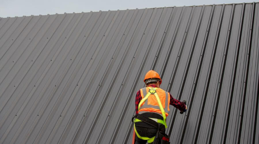 Professional metal roof installation services in Wales, AK